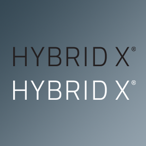 Hybrid X edestä ja takaa